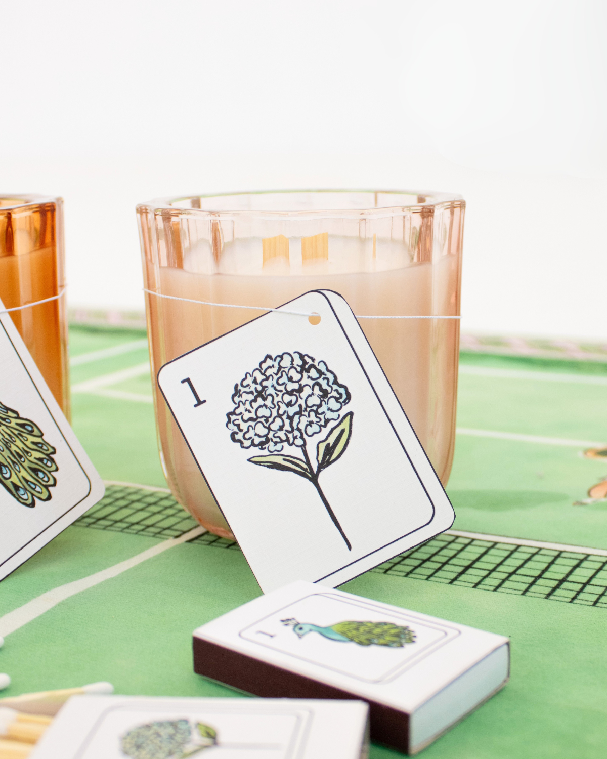 CAV CO X Keepsake Mahjong Candle - Pomelo + Rose Blossom 8 oz.