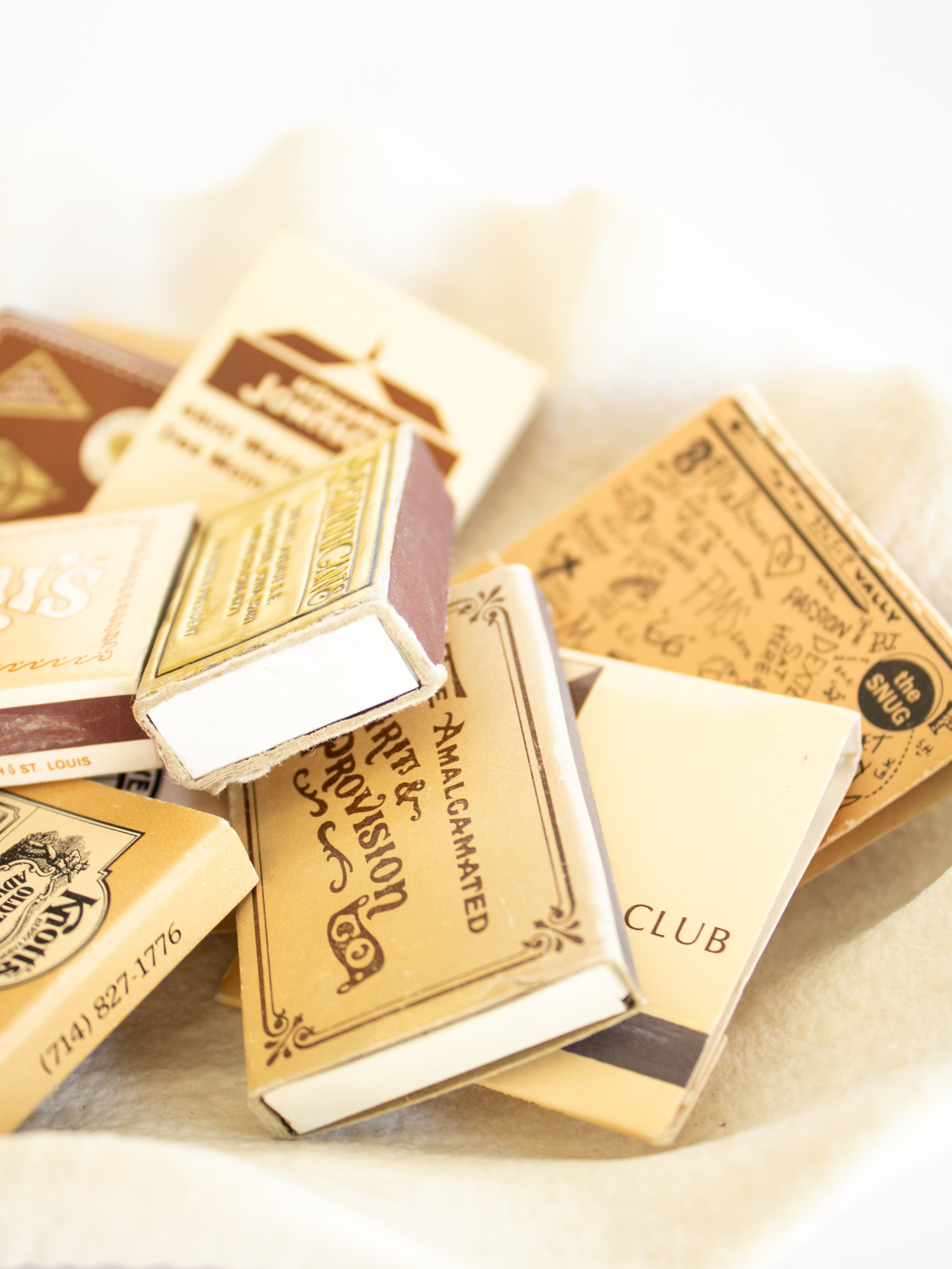 Vintage Matches - Beige (10-Pack)