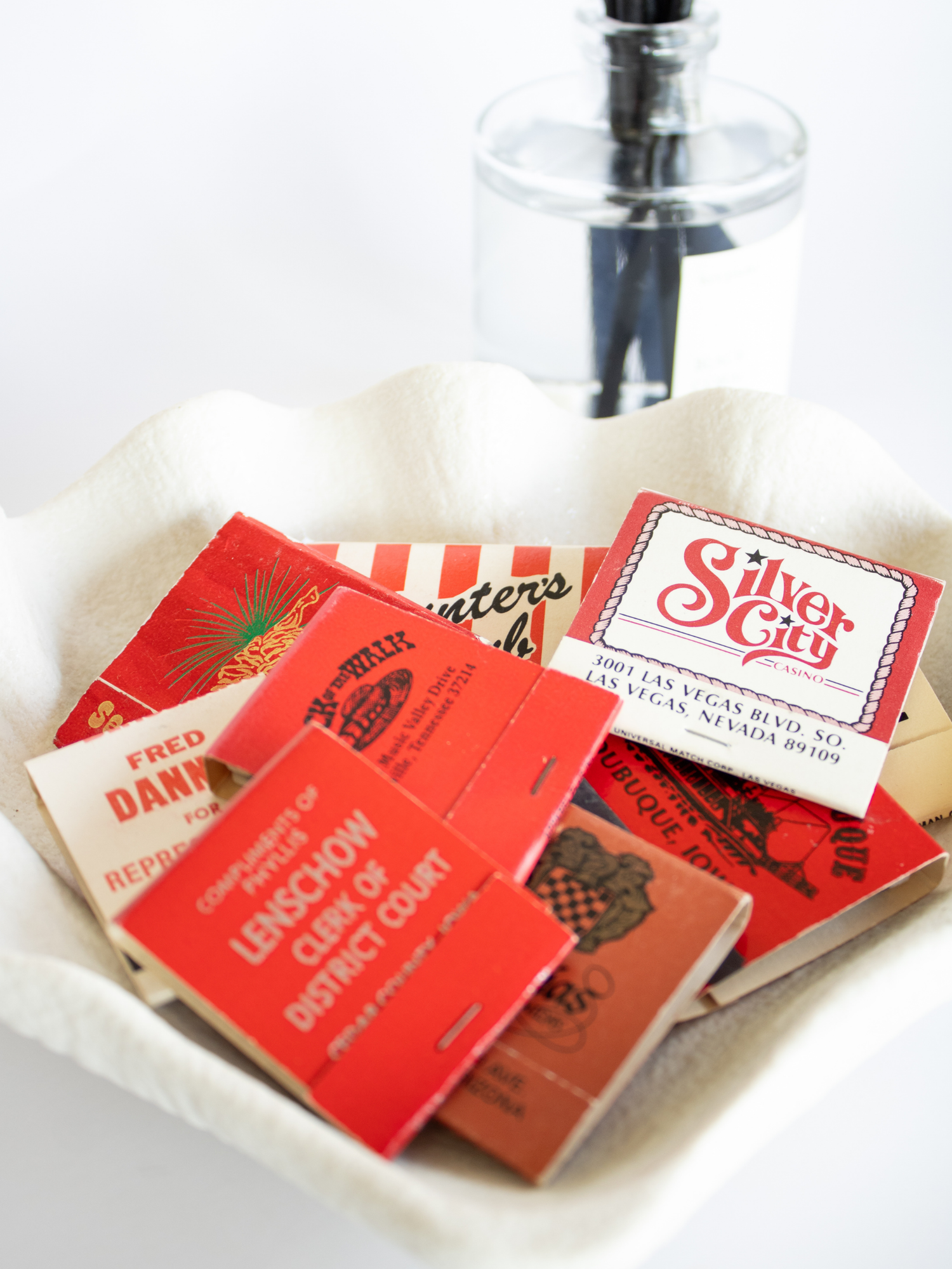 Vintage Matches - Crimson (10-Pack)