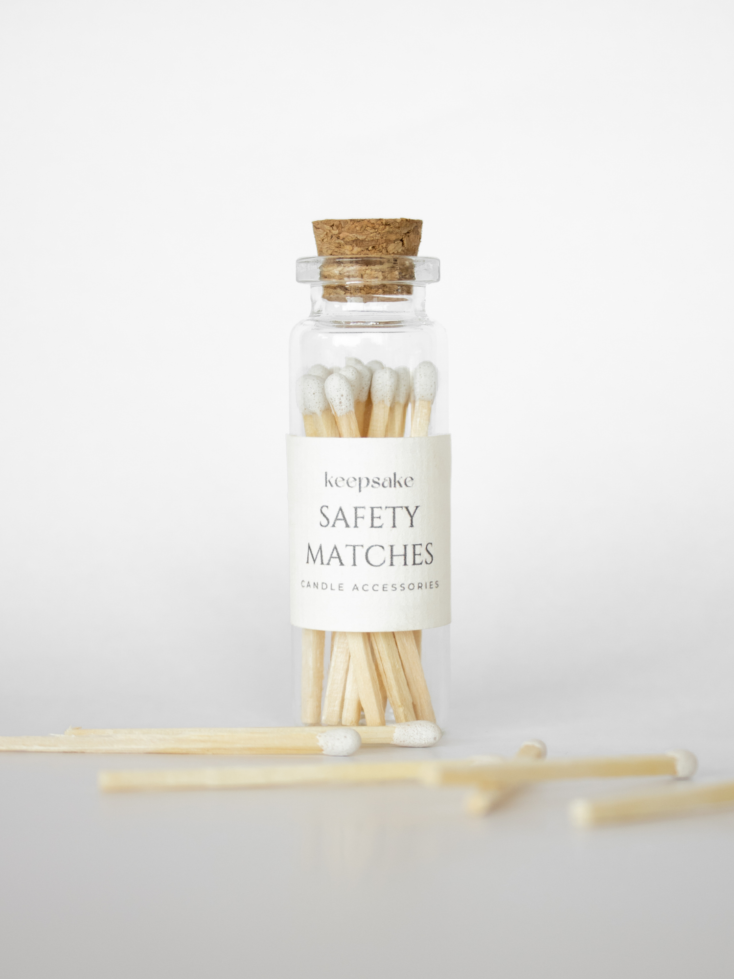 White Mini Safety Matches
